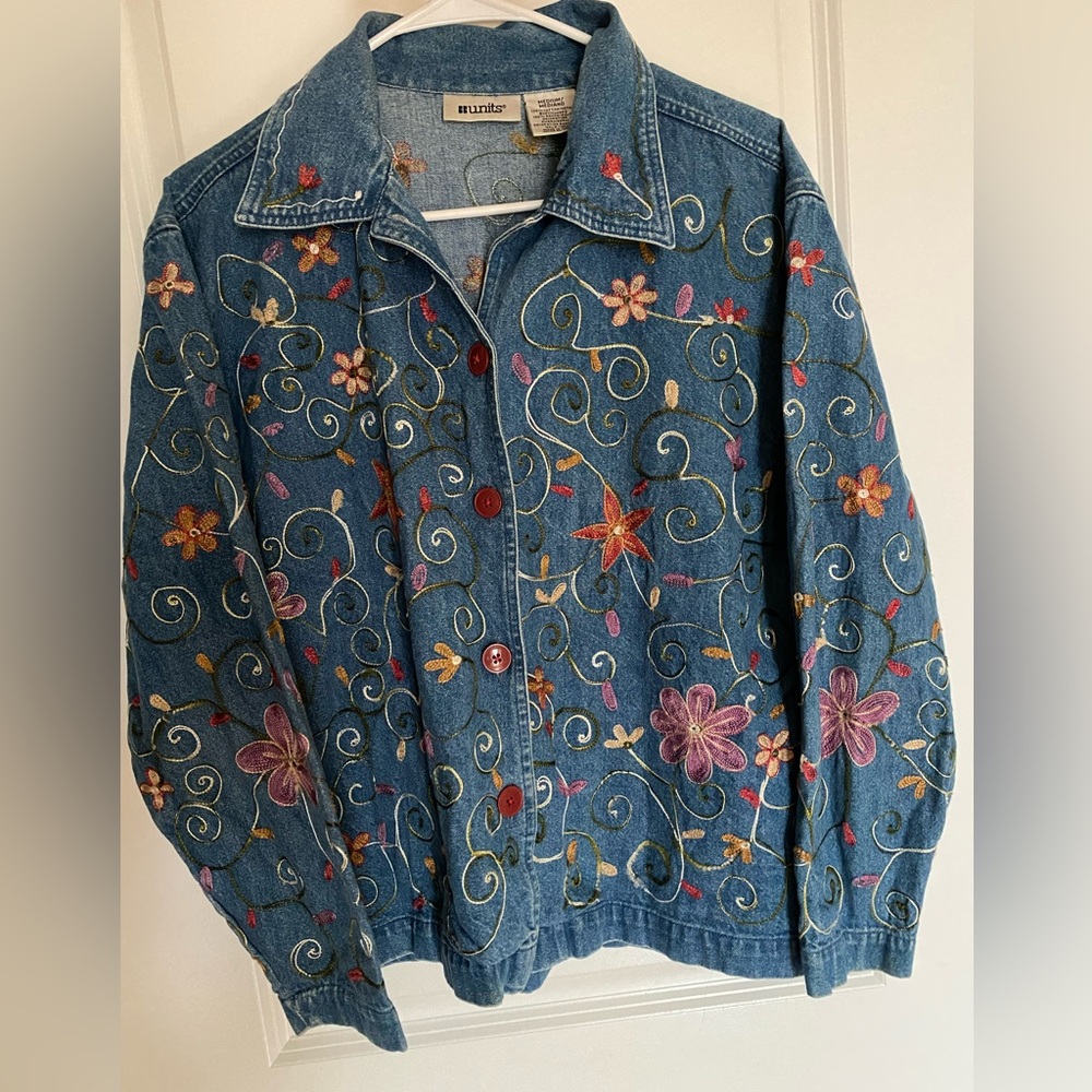 Embroidered Jean Jacket